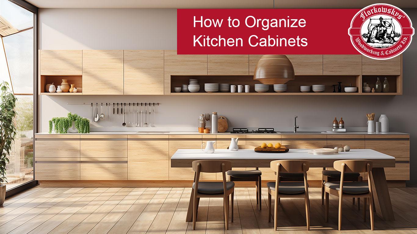 How to Organize Kitchen Cabinets